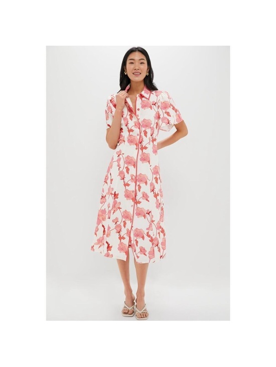 Tuckernuck Dresses & Skirts - Tuckernuck Hyacinth House Peppa Midi Dress Coral Multi Floral Sz XL NEW